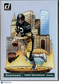 Terry Bradshaw 2024 Donruss DOWNTOWN SSP CASE HIT Pittsburgh Steelers