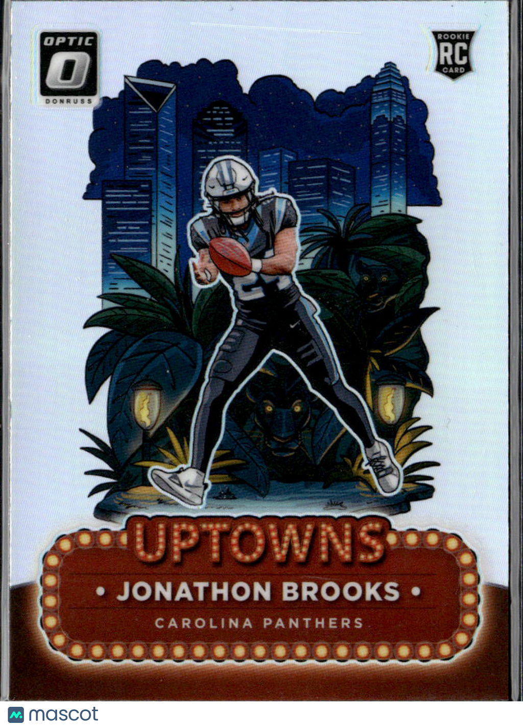 Jonathon Brooks 2024 Optic UPTOWN SSP CASE HIT RC Carolina Panthers