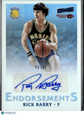 Rick Barry 2016-17 Aficionado Auto Autograph 46/49 Golden State Warriors