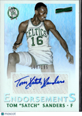 Tom "Satch" Sanders 2016-17 Aficionado Auto Autograph /199 Boston Celtics