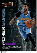 Emmanuel Mudiay 2016-17 Panini Aficionado Artist's Proof 32/99 Denver Nuggets