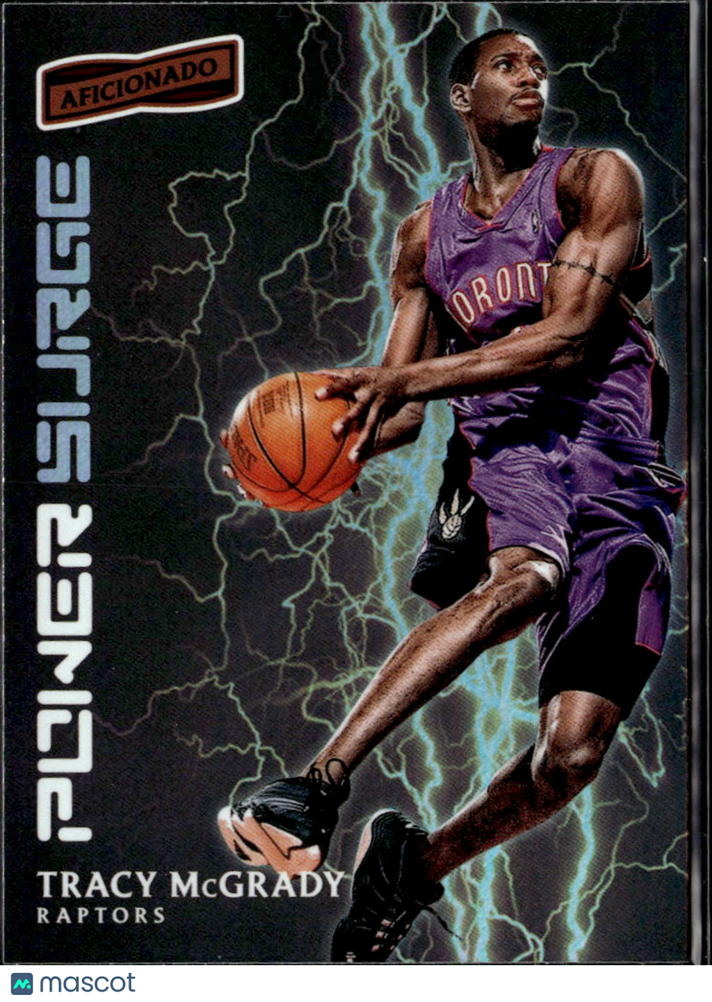 Tracy McGrady 2016-17 Panini Aficionado Power Surge Toronto Raptors