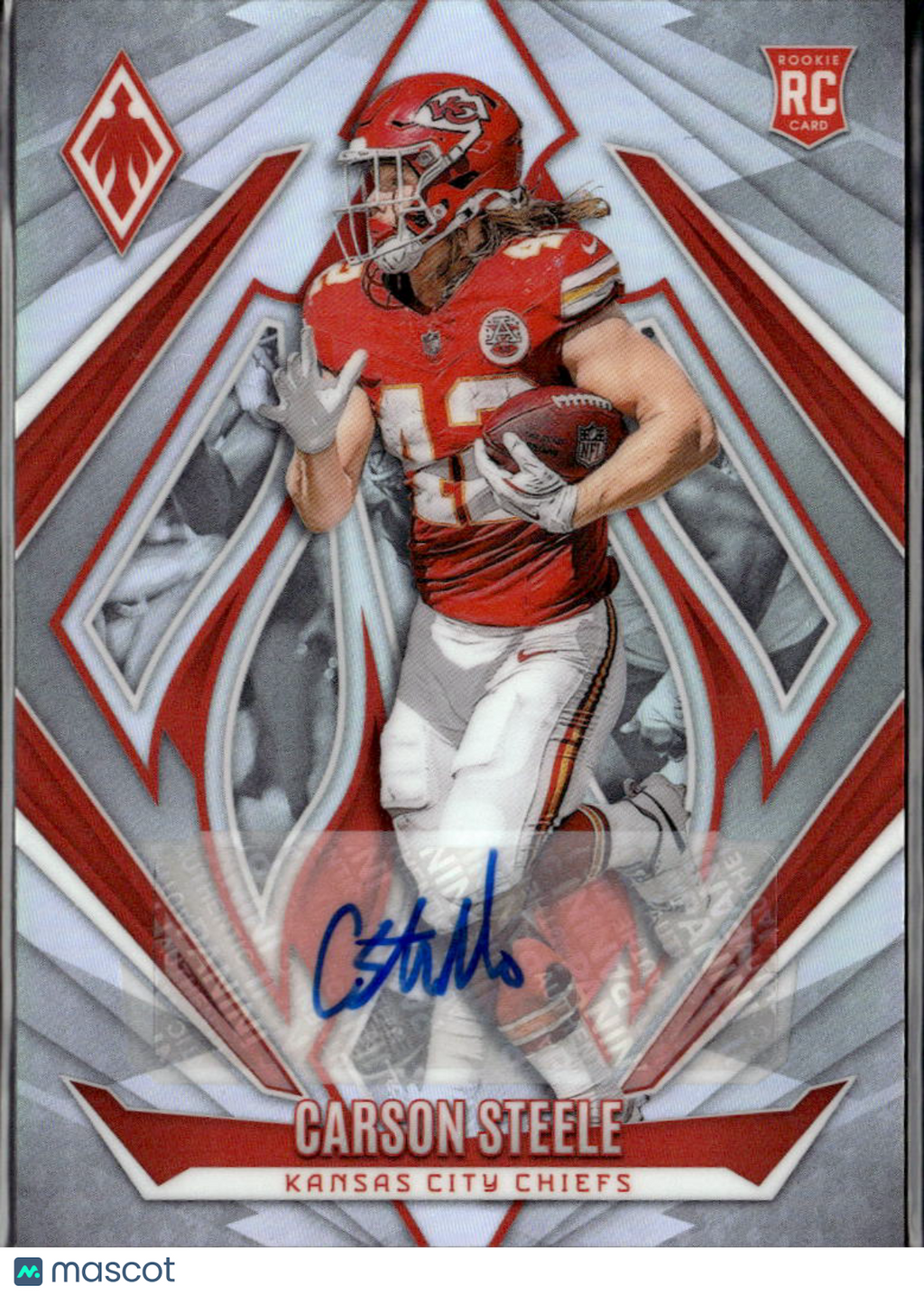 Carson Steele 2024 Phoenix Auto Autograph RC /199 Kansas City Chiefs
