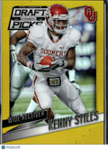 Kenny Stills 2015 Prizm Draft GOLD Prizm 7/10 Oklahoma Sooners