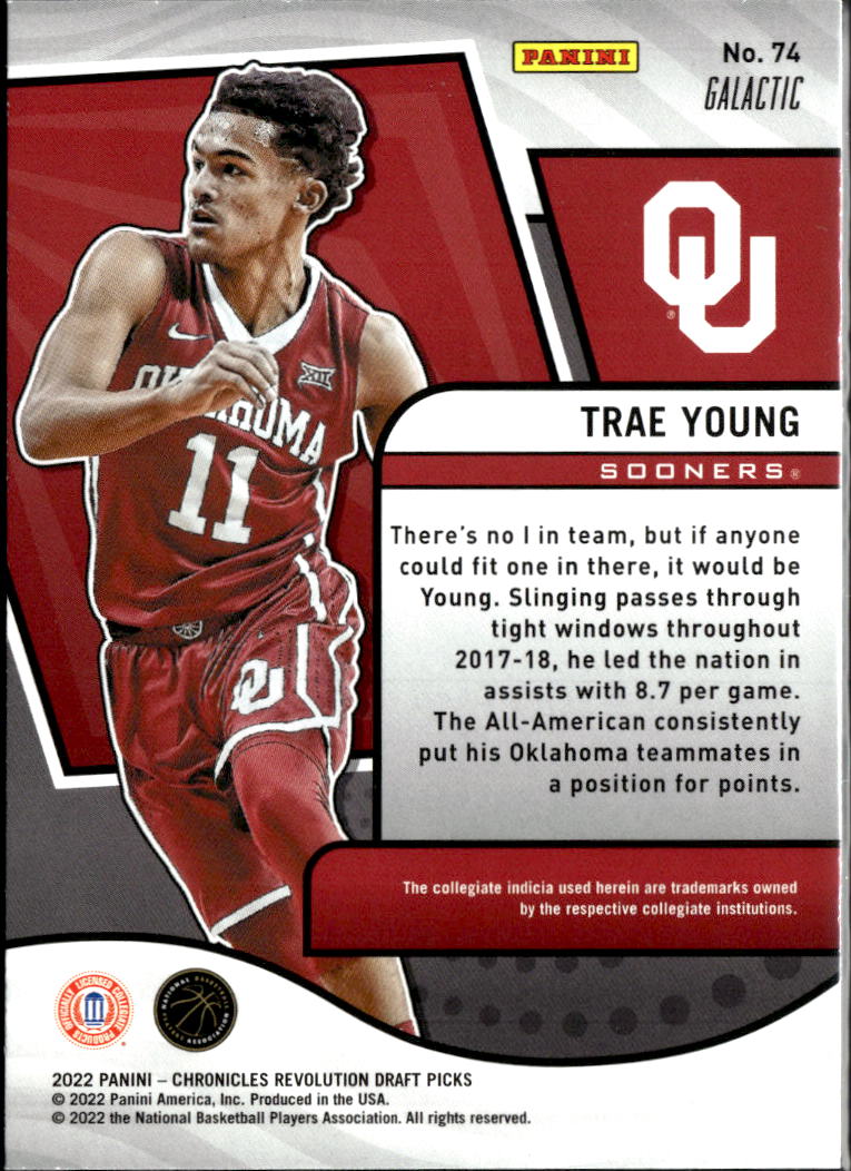 Trae Young 2022 Revolution Galactic SSP CASE HIT Oklahoma Sooners