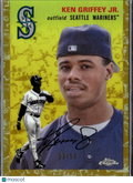 Ken Griffey Jr. 2023 Topps Chrome Platinum GOLD Refractor 33/50 Seattle Mariners