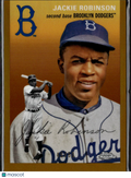 Jackie Robinson 2023 Topps Chrome Platinum GOLD Refractor 45/50 Brooklyn Dodgers
