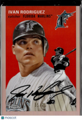 Ivan Rodriguez 2023 Topps Chrome Platinum Rose Gold /75 Florida Marlins