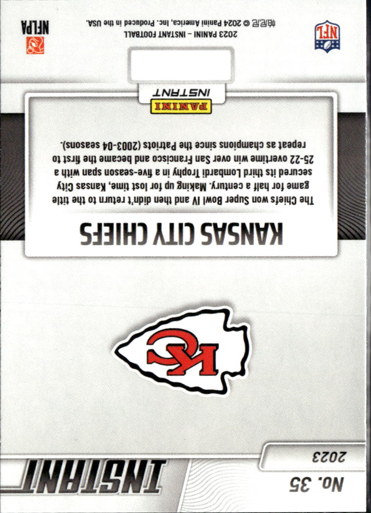 Patrick Mahomes 2024 Panini Instant Super Bowl LVIII Champions KC Chiefs