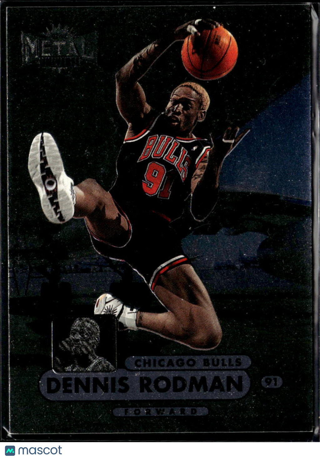 Dennis Rodman 1997-98 SkyBox Metal Universe Chicago Bulls