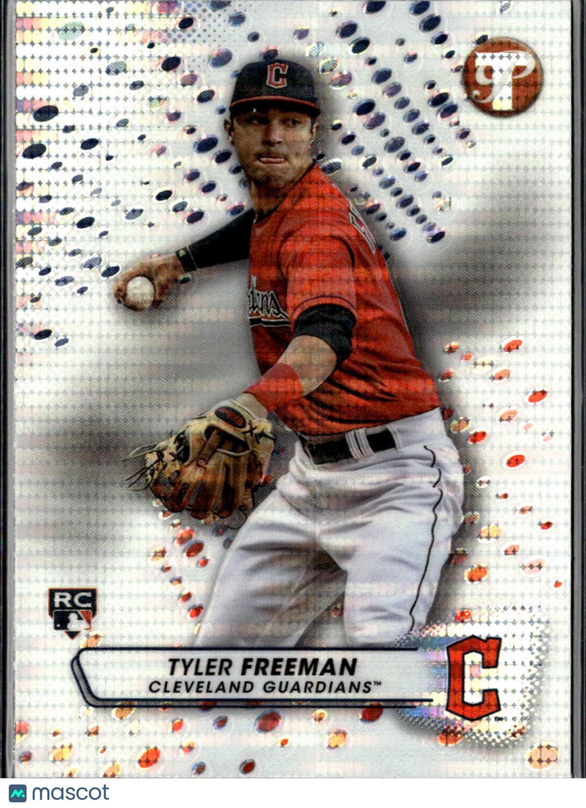 Tyler Freeman 2023 Topps Pristine Rookie RC Cleveland Guardians