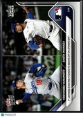 Yoshinobu Yamamoto Shota Imanaga 2025 Topps Now Tokyo #2 Dodgers Cubs