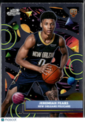 Jeremiah Fears 2026 Topps Chrome Cosmic Rookie RC New Orleans Pelicans