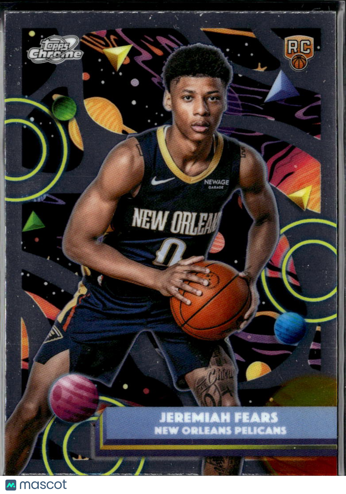 Jeremiah Fears 2026 Topps Chrome Cosmic Rookie RC New Orleans Pelicans