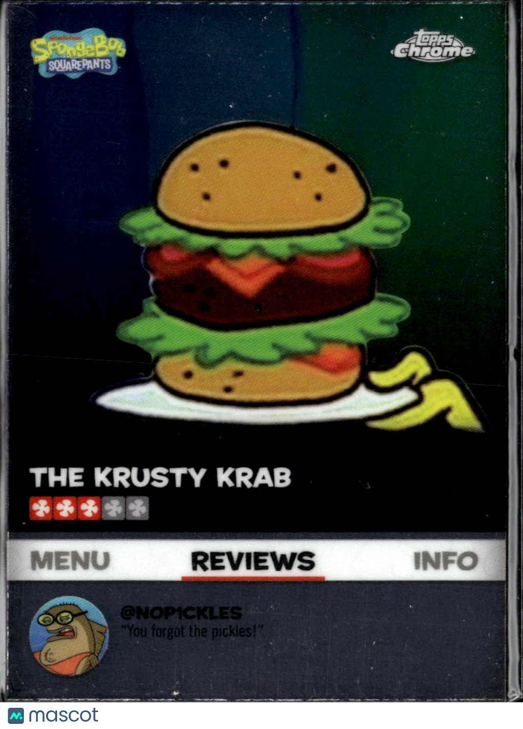 Krusty Krab 2025 Topps Chrome SpongeBob SquarePants #BB-16