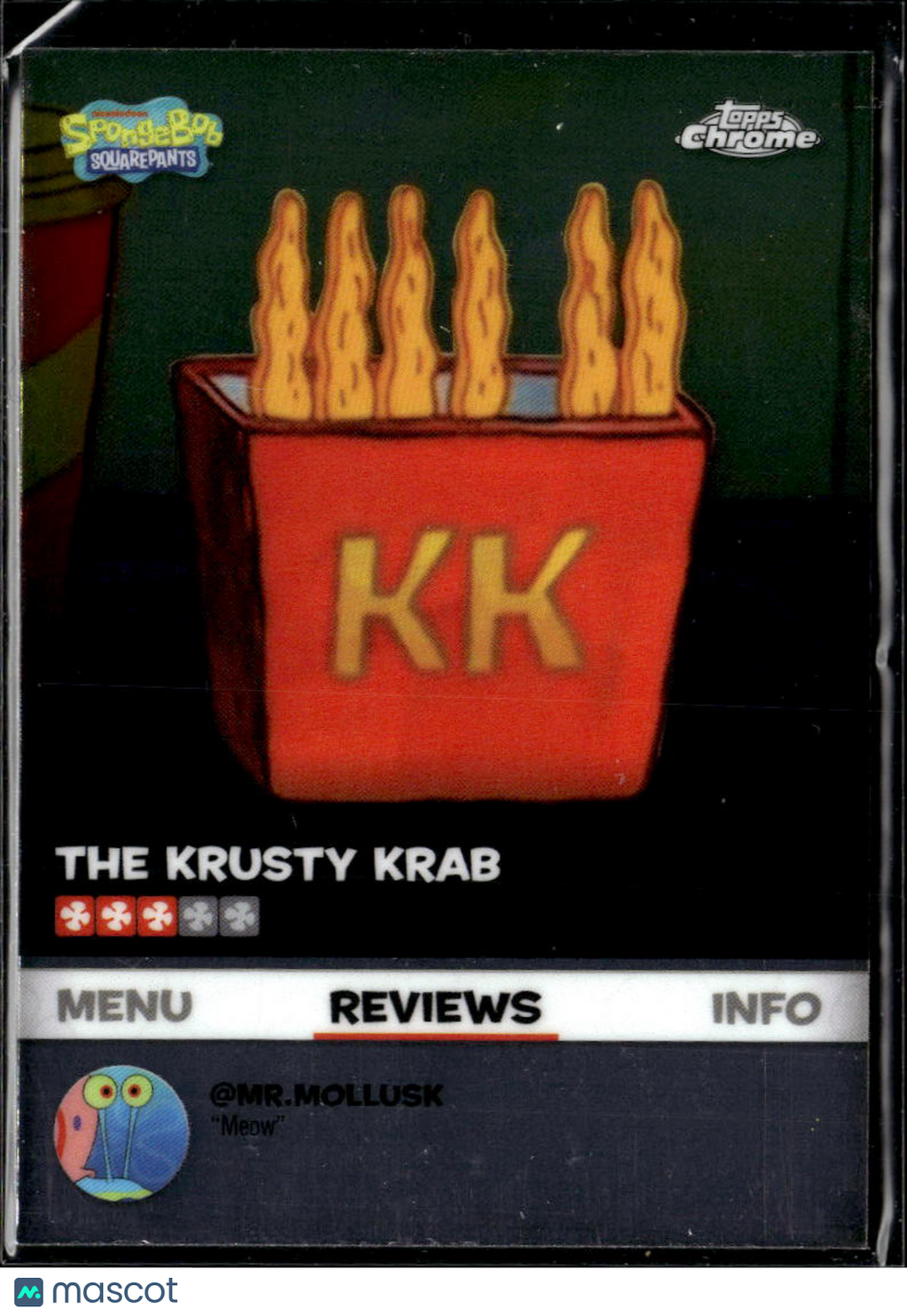 Krusty Krab 2025 Topps Chrome SpongeBob SquarePants #BB-10