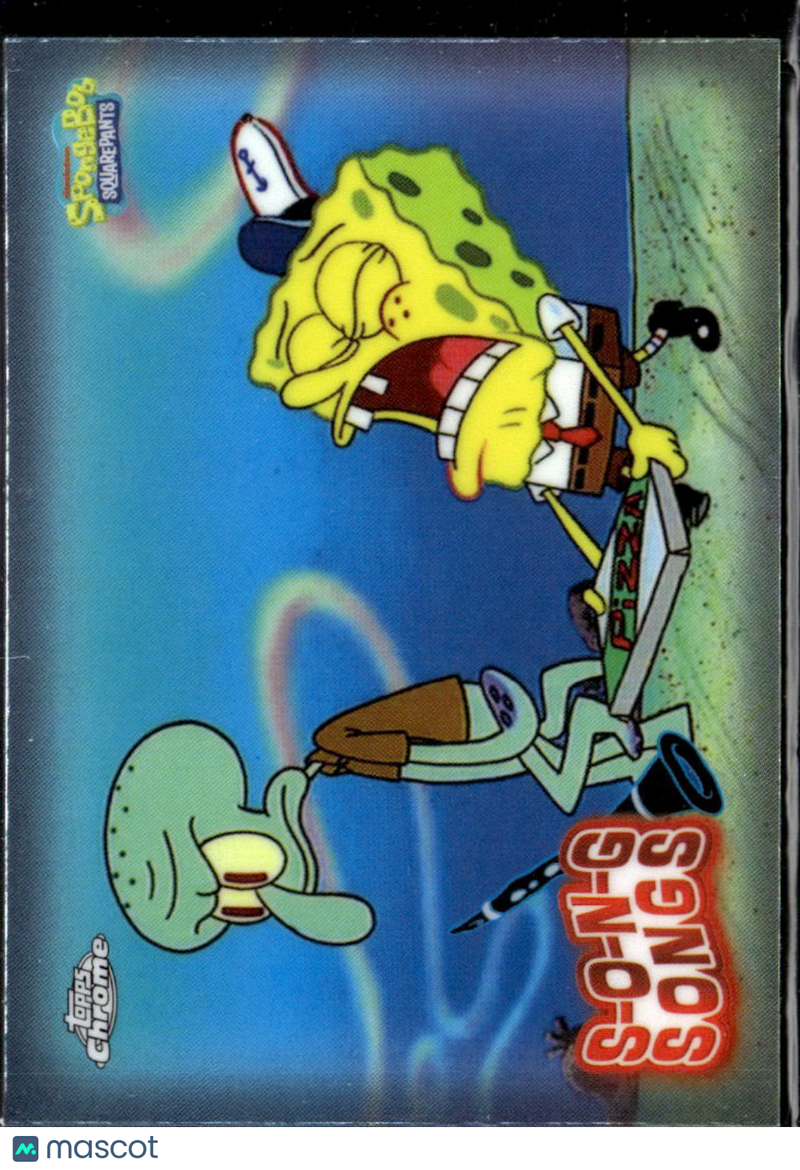 The Krusty Krab Pizza 2025 Topps Chrome SpongeBob SquarePants Songs #S-13