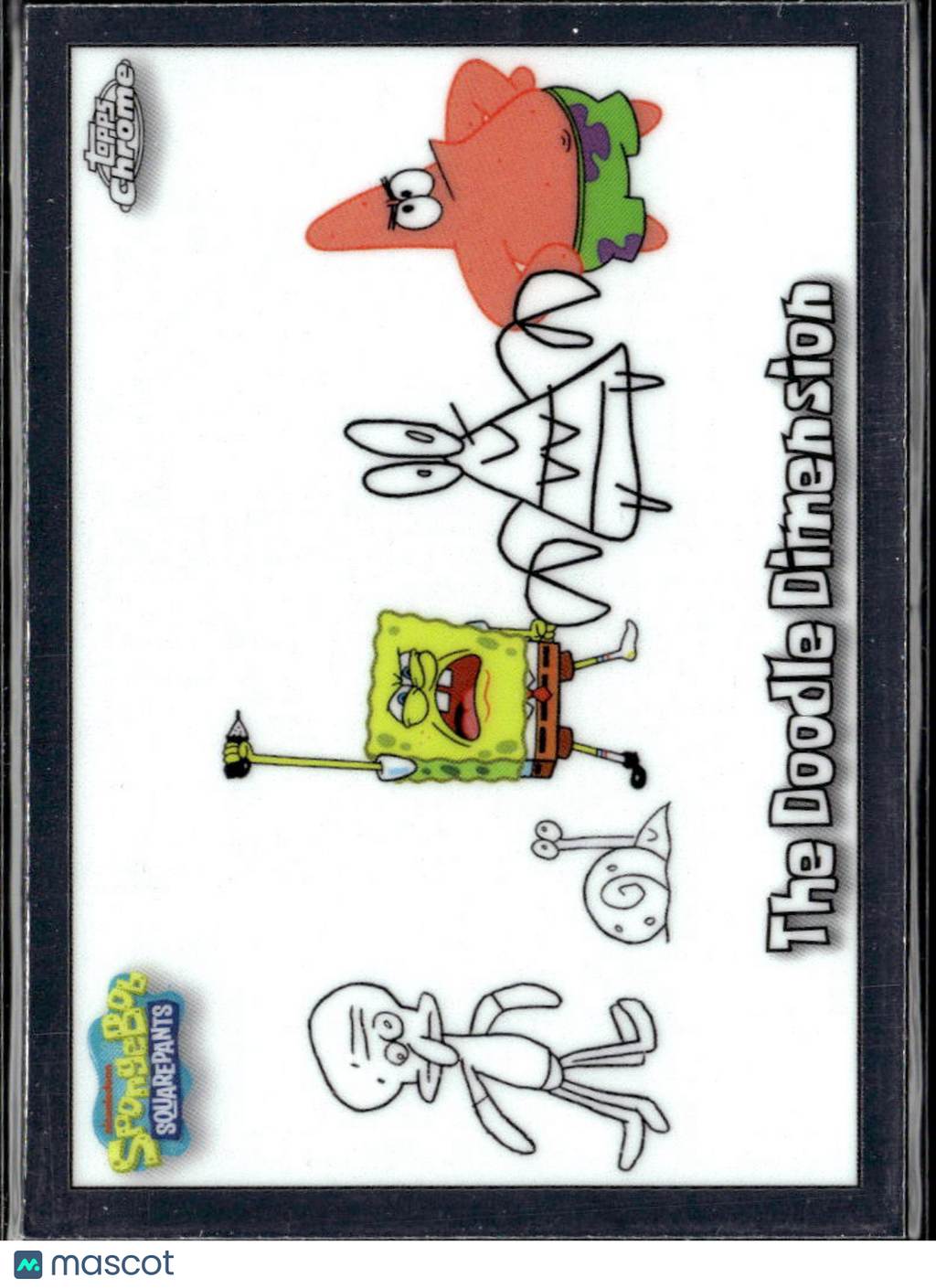The Doodle Dimension 2025 Topps Chrome SpongeBob SquarePants #163