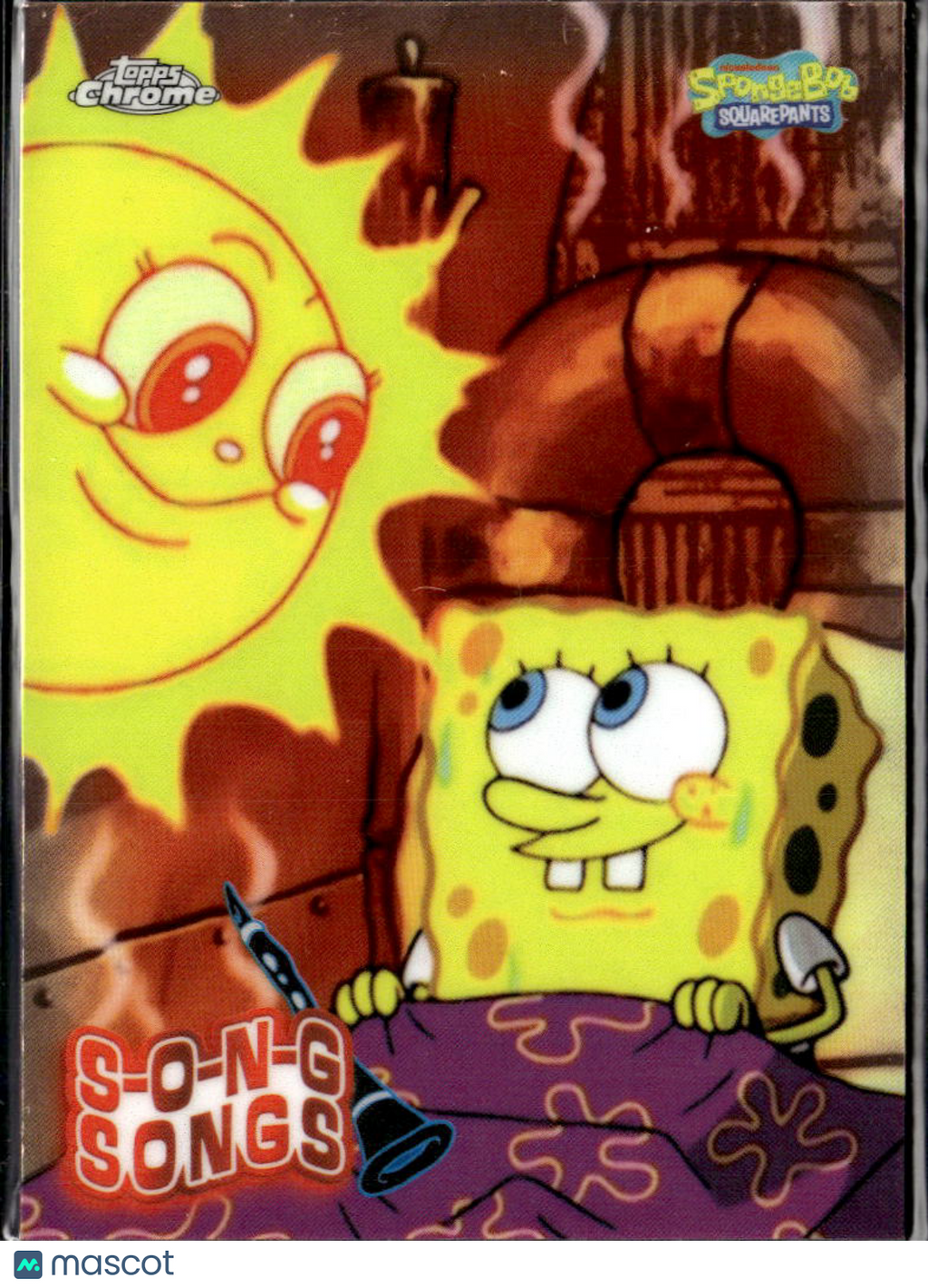 The Best Day Ever 2025 Topps Chrome SpongeBob SquarePants Insert #S-12
