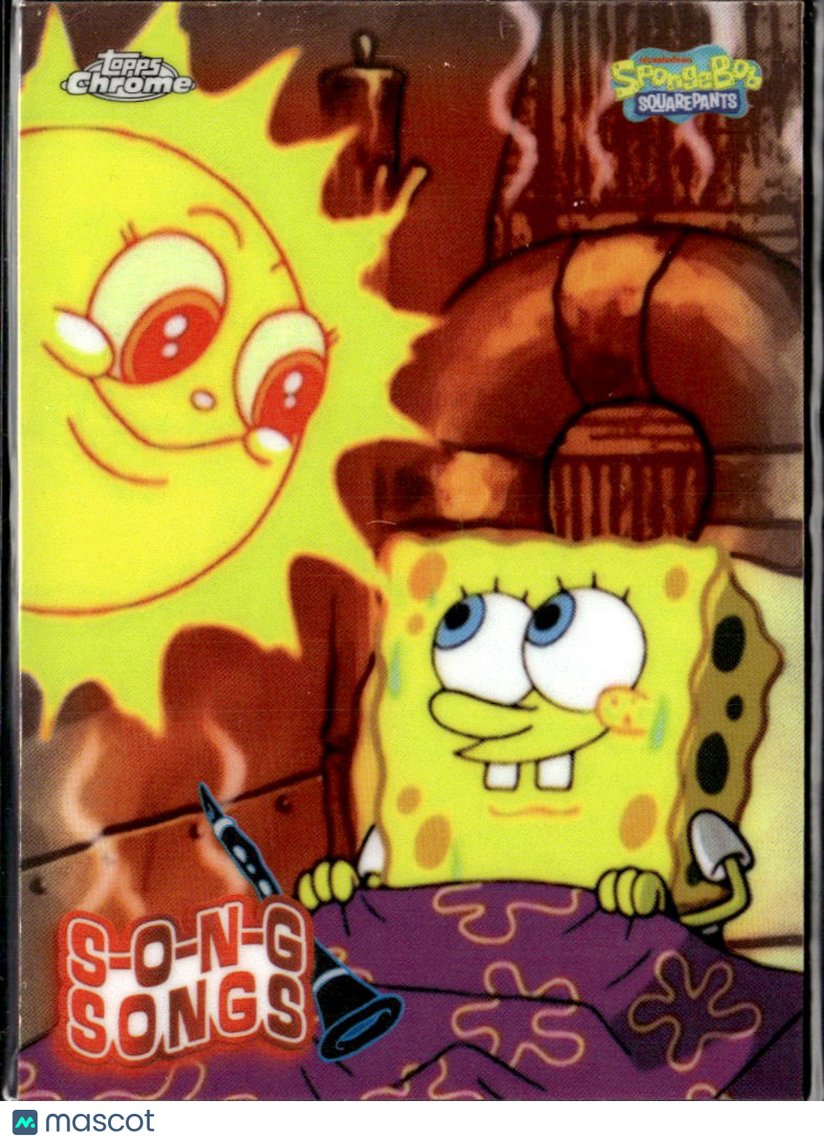 The Best Day Ever 2025 Topps Chrome SpongeBob SquarePants Insert #S-12