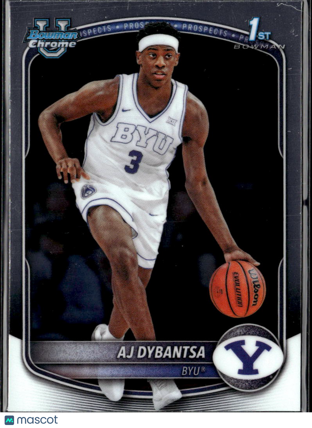 AJ Dybantsa 2025 Bowman Chrome 1st Rookie RC BYU Cougars