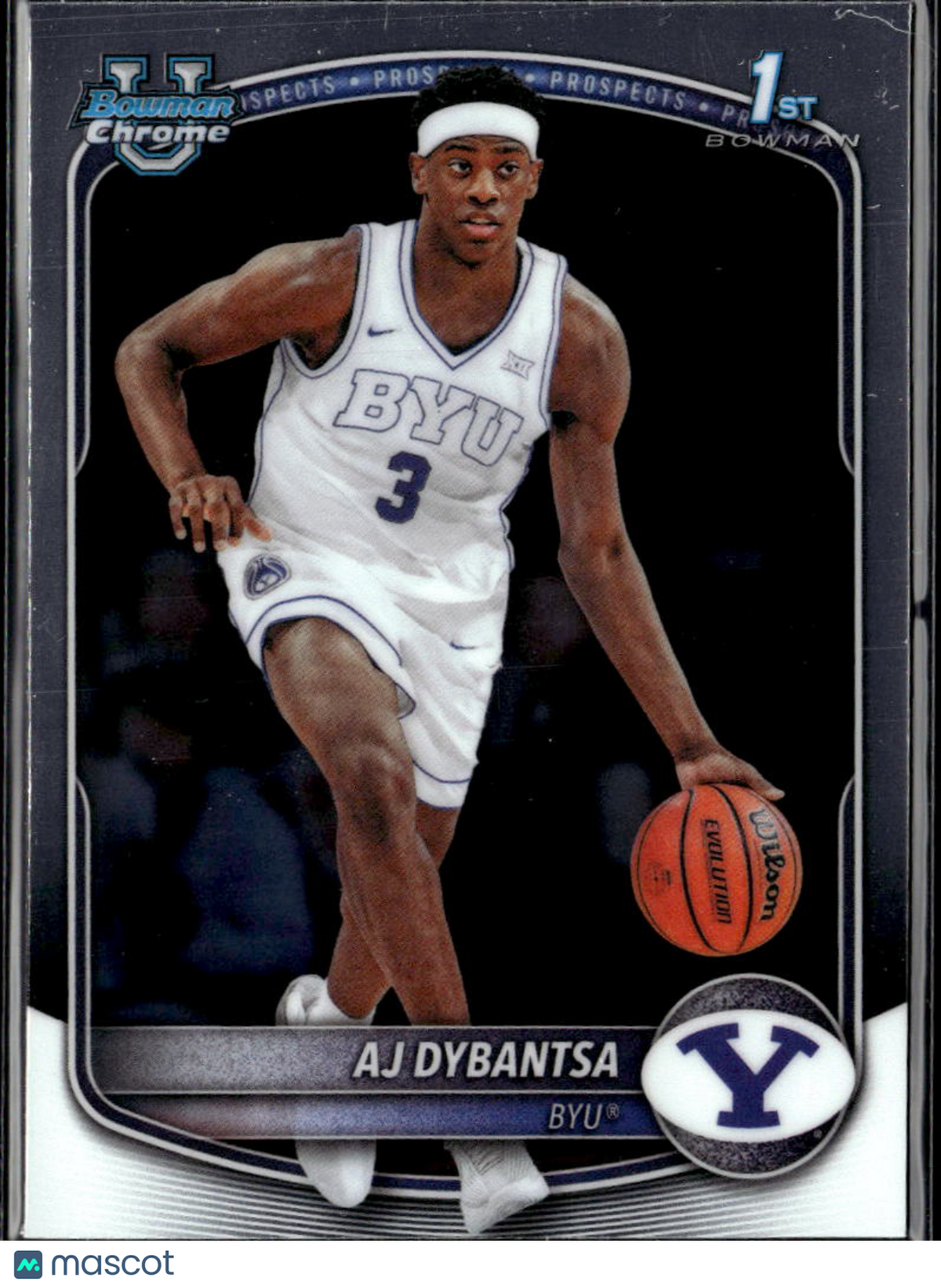 AJ Dybantsa 2025 Bowman Chrome 1st Rookie RC BYU Cougars