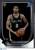 Dylan Harper 2025 Bowman Chrome Rookie RC San Antonio Spurs