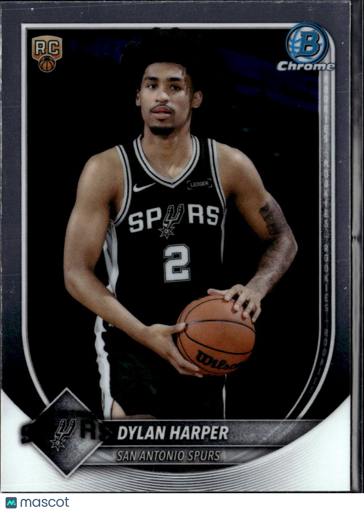 Dylan Harper 2025 Bowman Chrome Rookie RC San Antonio Spurs