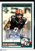 Ollie Gordon II 2025 Score Auto Autograph RC Oklahoma State OSU Miami Dolphins