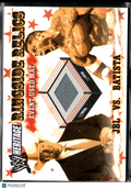 John Bradshaw Layfield Batista 2005 Topps WWE Heritage RIng Patch Memorabilia