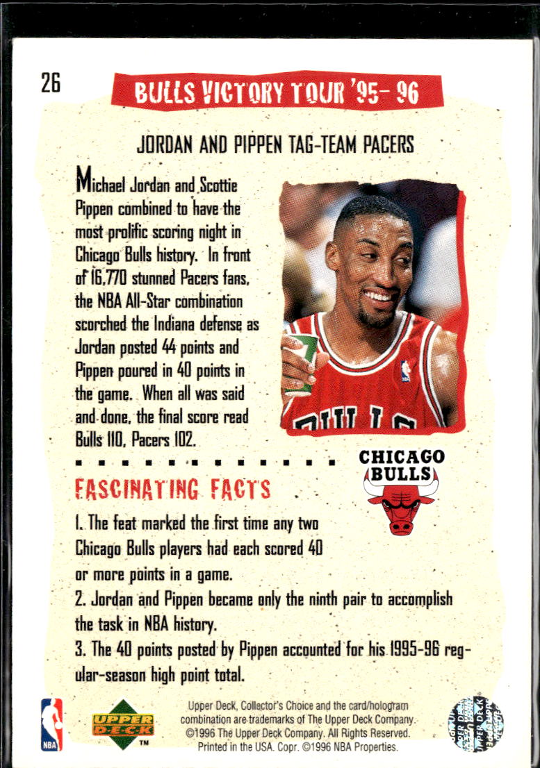 Michael Jordan 1996 Upper Deck Collector's Choice Chicago Bulls