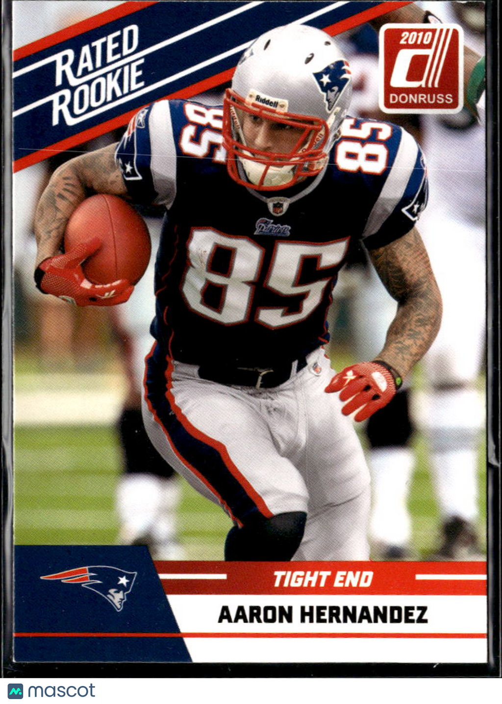 Aaron Hernandez 2010 Donruss Rated Rookie RC New England Patriots