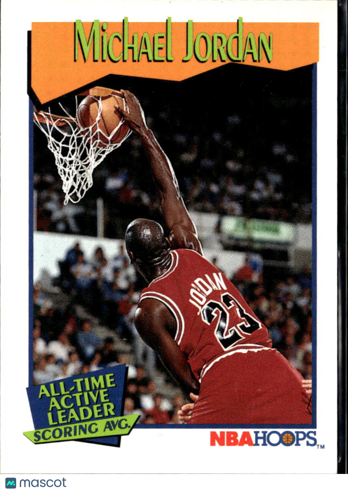 Michael Jordan 1991 NBA Hoops #536 Chicago Bulls