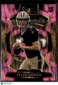 Tyler Shough 2025 Select RC Pink Shock Rookie New Orleans Saints