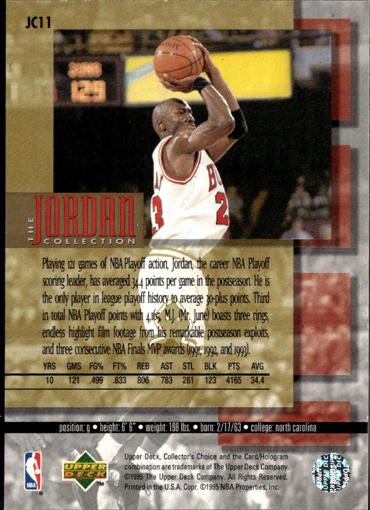 Michael Jordan 1995 Upper Deck Collector's Choice Chicago Bulls