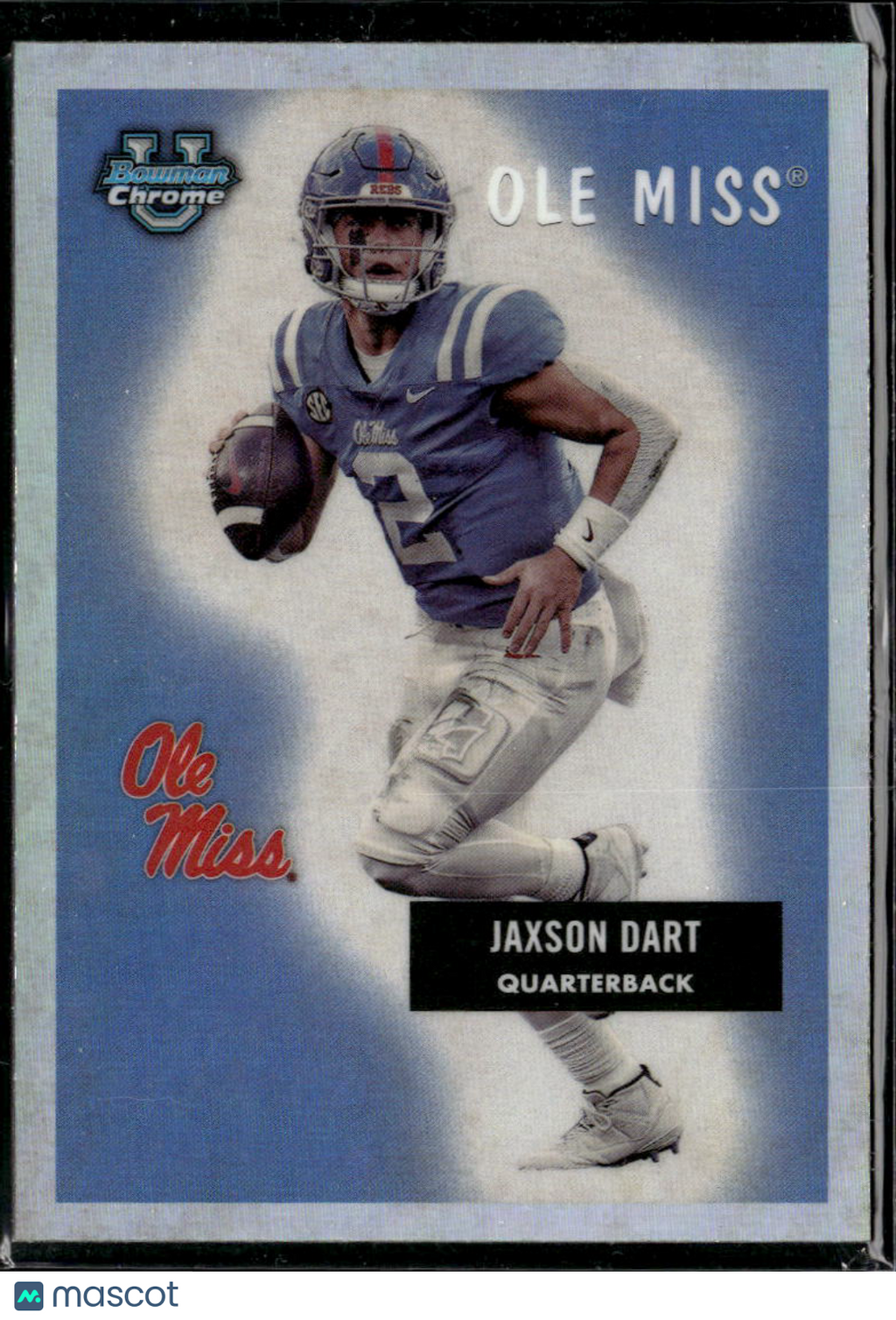 Jaxson Dart 2023 Bowman's Best U Rookie RC Ole Miss Rebels