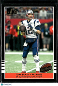 Tom Brady 2019 Panini Donruss Highlights New England Patriots