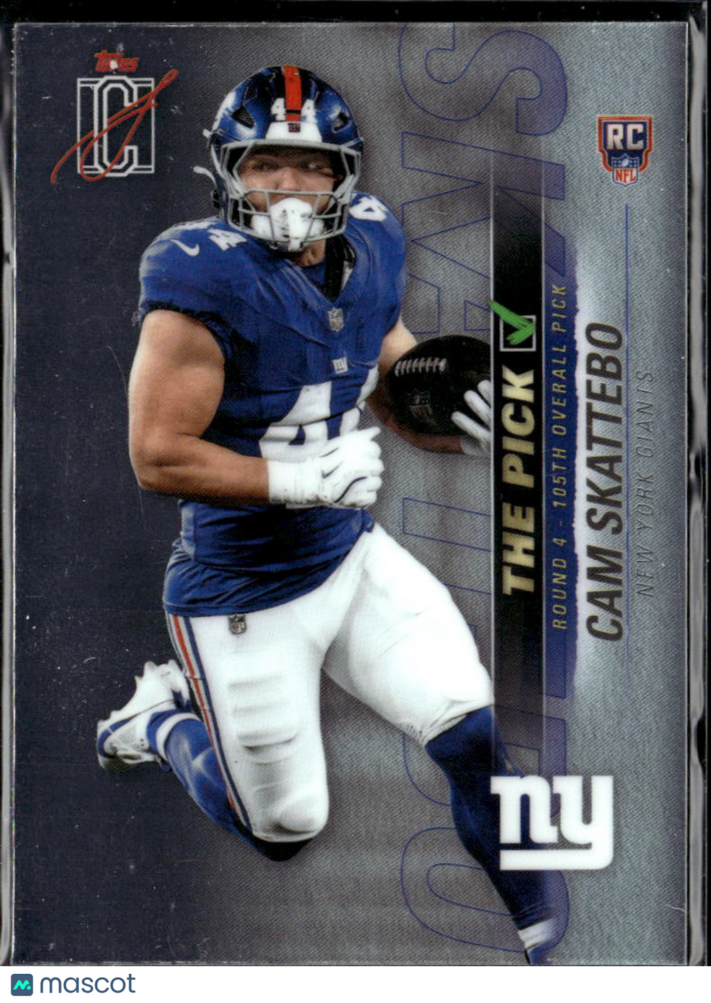 Cam Skattebo 2025 Topps Signature Class Rookie RC New York Giants