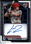 Gavin Dugas 2024 Bowman Chrome 1st Auto Autograph Washington Nationals