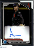 Abdias De La Cruz 2024 Bowman Chrome Auto Autograph Arizona Diamondbacks