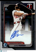 Jaime Ferrer 2024 Bowman Chrome 1st Auto Autograph Minnesota Twins
