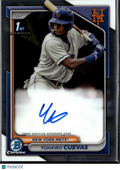 Yohairo Cuevas 2024 Bowman Chrome 1st Auto Autograph New York Mets