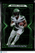 Michael Carter 2023 Obsidian Green Flood 30/50 New York Jets
