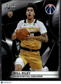 Will Riley 2026 Topps Chrome Black Rookie RC Washington Wizards