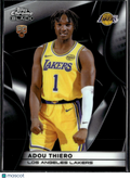 Adou Thiero 2026 Topps Chrome Black Rookie RC Los Angeles Lakers