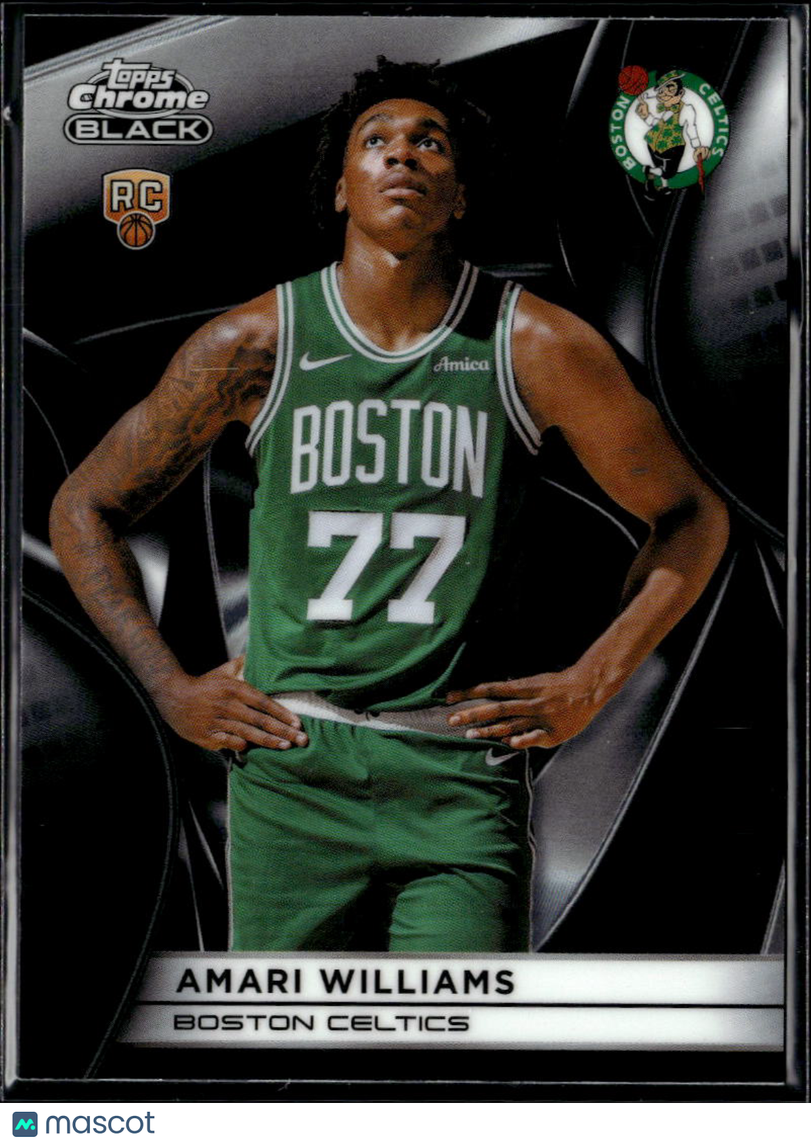 Amari Williams 2026 Topps Chrome Black Rookie RC Boston Celtics