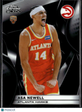 Asa Newell 2026 Topps Chrome Black Rookie RC Atlanta Hawks