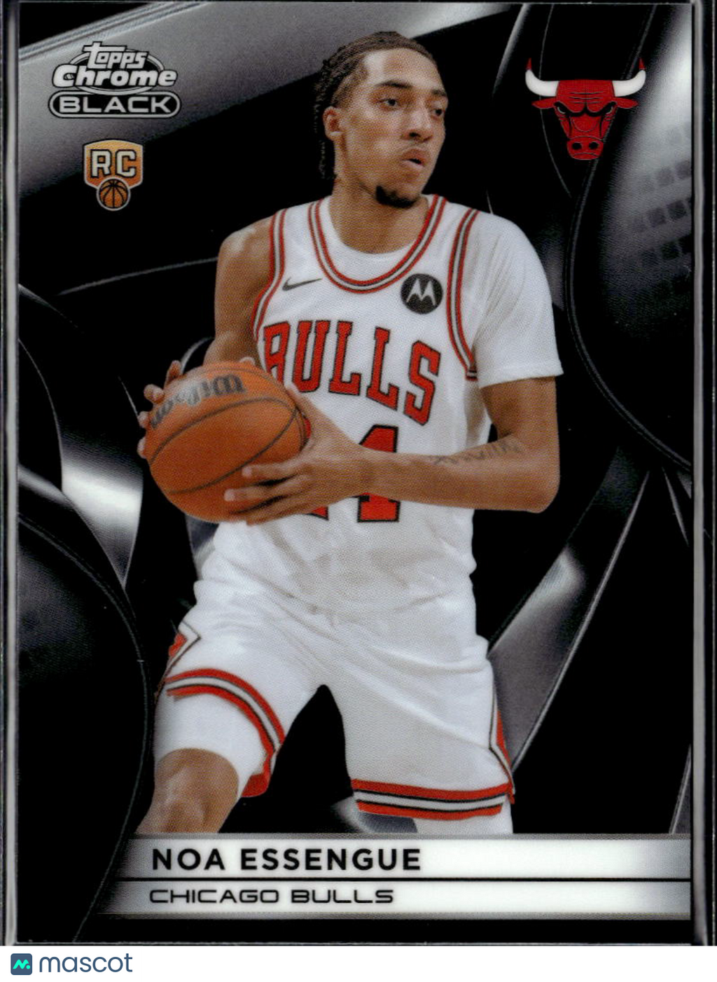 Noa Essengue 2026 Topps Chrome Black Rookie RC Chicago Bulls