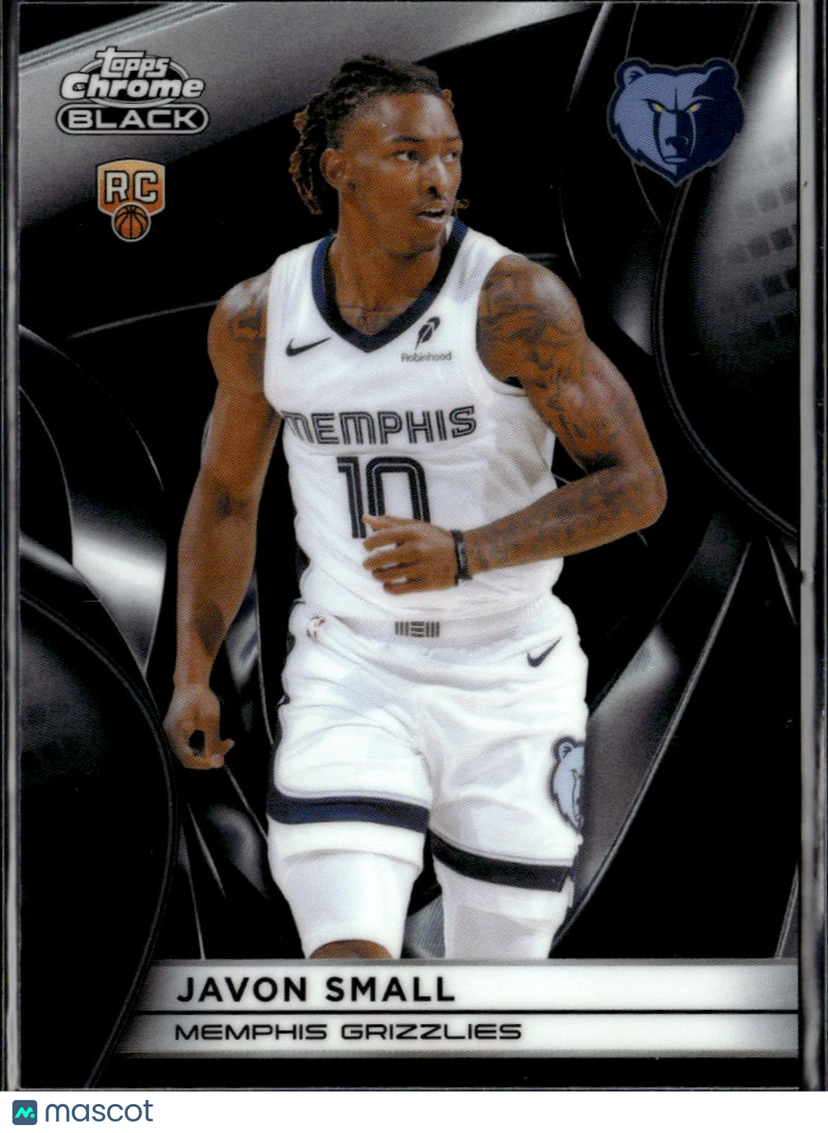 Javon Small 2026 Topps Chrome Black Rookie RC Memphis Grizzlies