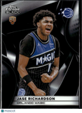 Jase Richardson 2026 Topps Chrome Black Rookie RC Orlando Magic